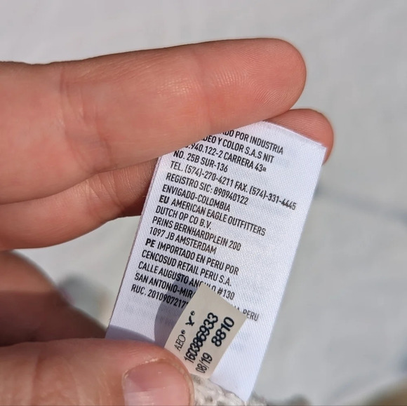 American Eagle Stripe Oversized Knit Crewneck  Sweater size S - Picture 7 of 7